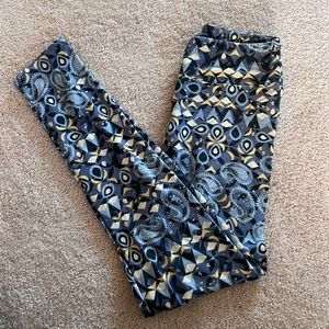 Lularoe leggings- blue